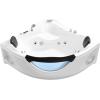 imageEmpava Corner Whirlpool Bathtub 2 Person Jetted Spa Tub with 10 Jets Heater Light Chromatherapy ampamp LED Control Panel59JT319