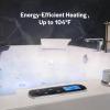 imageEmpava PRO Series 71quotx48quot Whirlpool Tub  Heated Bubble Spa for 2 with Thermostatic Control ampamp Chromotherapy  Acrylic Freestanding Soaking Bathtub White ETL CertifiedPRO03