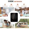 imageEmpava Portable Induction Hot Plate Cooktop Single 1 Burner Countertop Cooker 3 Preset Modes Shatterproof Flat Glass Top 110120 Volt Plug in Electric Stove for Kitchen Outdoor Camping RV