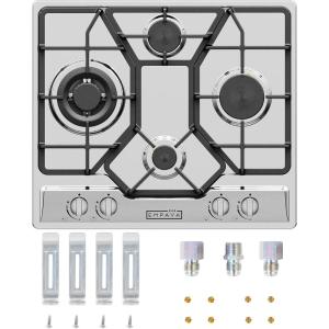 imageEmpava 30quot Stainless Steel 5 Italy Sabaf Burners Stove Top Gas Cooktop EMPV30GC0A524 Inch