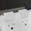 imageEmpava PRO Series Whirlpool Bathtub for Two Heated Jetted Tub with Air Bubble Jets ampamp Chromotherapy Lights Acrylic Soaking Spa Tub Thermostatic Control SelfCleaning ETL Certified White 71quot