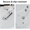 imageEmpava Walk in Tub 54quot Whirlpool Bathtub with 12 Air ampamp 13 Water Jets Heated Massage Soaking Tub 20 Wider Outward Swing Door Right DrainWalkIn Bathtub for Seniors Acrylic