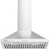 imageEmpava 30 in 500 CFM Wall Mount Range Hood Ducted Exhaust Kitchen VentPush Button Controls3 Speed FanPermanent Filter LEDs Light in Stainless Steel