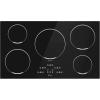 imageEmpava 36quot Electric Induction Cooktop Builtin Modular Stovetop with 5 Elements 9 Power Level Boost Burners in Black Vitro Ceramic Glass 36 Inch36 Inch