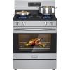 imageEmpava Gas Range 48 CuFt Oven with Touch Timer4 Deep Recessed Burners CooktopStainless Steel with Storage Drawer Freestanding ampamp Slidein Stove30 Inch
