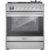 imageEmpava SlideIn ampamp Freestanding Gas Range 50 Cu Ft Single Oven with 5 Sealed HighLow Cooktop Burners ampamp Touch Timer Heavy Duty Continuous Grates in Stainless Steel 30 Inch