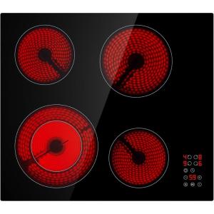 imageEmpava 12 Inch Builtin Electric Cooktop with 2 Burners Touch Control Individual Timers Stop ampamp Go Child Lock Flush Mount Design ETL Certified 1200W ampamp 1800W Zones Hard WiredNo Plug24 Inch