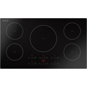 imageEmpava 24 Inch Electric Induction Cooktop 4 Burner Builtin Smooth Glass Stove Top with Power Boost Touch Control Timer Child Lock Residual Heat Indicator Hardwired36 Inch