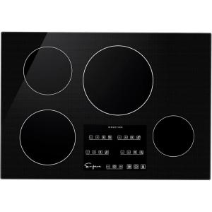 imageEmpava 24 Inch Electric Induction Cooktop 4 Burner Builtin Smooth Glass Stove Top with Power Boost Touch Control Timer Child Lock Residual Heat Indicator Hardwired30 Inch