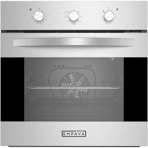 imageEmpava 30quot Electric Single Wall Built Oven 10 Cooking Functions with LED Digital Display Convection Fan Touch Control in Stainless Steel EMPV30WO04 30IN Grey24WOB14