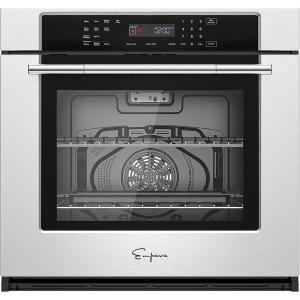 imageEmpava 30quot Electric Single Wall Built Oven 10 Cooking Functions with LED Digital Display Convection Fan Touch Control in Stainless Steel EMPV30WO04 30IN Grey24WO04