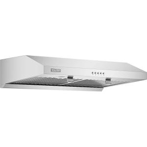 imageEmpava Ducted Under Cabinet Range Vent Hood 30 Inch 400 CFM Twin Motors 3Speed Exhaust Fan LED Lighting Oil Collector PushButton Control Baffle Filters Plugin Stainless Steel