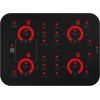 imageEmpava 30 Inch Builtin Induction Cooktop 4 BurnerElectric Stove with BridgeSYNC Auto RapidHeat 3 Preset Modes Pan Sensor Hardwired 208240V 40A Black Vitro Ceramic Glass30 Inch