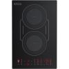 imageEmpava 30 Inch Builtin Induction Cooktop 4 BurnerElectric Stove with BridgeSYNC Auto RapidHeat 3 Preset Modes Pan Sensor Hardwired 208240V 40A Black Vitro Ceramic Glass12 Inch