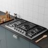 imageEmpava 30 in Built Cooktop in Stainless Steel with 5 Gas Stove Including A 18000 BTU Power Burner 30IN Silver