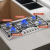 imageEmpava Gas Cooktop 30 Inch 5 SABAF Sealed Burners Made in Italy Stove Top Bulitin Ion Flame Ignition NGLPG Convertible CSA Approved Stainless Steel Ideal for KitchensApartments36 Inch