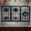 imageEmpava Gas Cooktop 30 Inch 5 SABAF Sealed Burners Made in Italy Stove Top Bulitin Ion Flame Ignition NGLPG Convertible CSA Approved Stainless Steel Ideal for KitchensApartments30 Inch