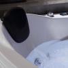 imageEmpava 59quot Corner Whirlpool Bathtub for 2Person Luxury Jetted Spa Tub with 10 Hydro Massage Jets BuiltIn Heater Chromatherapy LED Lights ampamp Constant Heat System ETL Certified Acrylic Tub