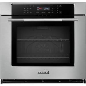 imageEmpava 30 inch Electric Single Wall Oven with 10 Cooking Funcitons Builtin Convection System with Screen Touch Control Air Fry Selfcleaning30WO04