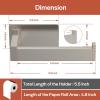 imageToilet Paper Holder Self Adhesive Toilet Paper Roll Holder NoDrill for Bathroom WashroomSUS 304 Stainless SteelAdhesive Tissue HolderStainless Steel