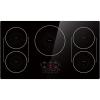 image36 Inch Induction Cooktop 5 Burners Flat Glass Top Electric Stove Hob with BridgeSYNC 3 Preset Modes Booster Timer Pause Child Lock Drop in 208240V50A Black36 Inch