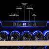 imageEmpava 24 Inch Wine Fridge 171 Bottle Wine Cooler Refrigerator with Professional Compressor Large Capacity Fast Cooling Low Noise for Wine Enthusiasts Builtin or Freestanding171 Bottles Single Zone