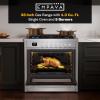 imageEmpava ProStyle 30quot Gas Range True Convection 18K BTU Power Burner ampamp 455 Cu FtOven FreestandingSlidein Stainless Steel Stove CSA CertifiedGR12