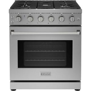 imageEmpava ProStyle 30quot Gas Range True Convection 18K BTU Power Burner ampamp 455 Cu FtOven FreestandingSlidein Stainless Steel Stove CSA CertifiedGR10