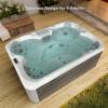 imageEmpava Hot Tub 4Person Home Spa for Hydrotherapy Arthritis ampamp Muscle Relief 20Jet 110V Backyard Oasis for Ultimate Recovery ampamp Lasting Family Memories Acrylic 82quot ETL Certified