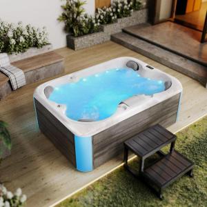 imageEmpava Hot Tub 4Person Home Spa for Hydrotherapy Arthritis ampamp Muscle Relief 20Jet 110V Backyard Oasis for Ultimate Recovery ampamp Lasting Family Memories Acrylic 82quot ETL Certified