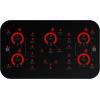 imageEmpava BuiltIn Electric Induction Cooktop 36 Inch BridgeSYNC Element Auto RapidHeat 3 Preset Modes Pan Sensor Hardwired 208240V 50A Black Vitro Ceramic Glass36 Inch