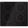 imageEmpava 36 Inch Electric Induction Cooktop BuiltIn 5 Zone Smooth Glass Surface Dual BridgeSync Touch Slider Control Power Boost Stop ampamp Go Timer Child Lock Hardwired Kitchen Appliance24 Inch