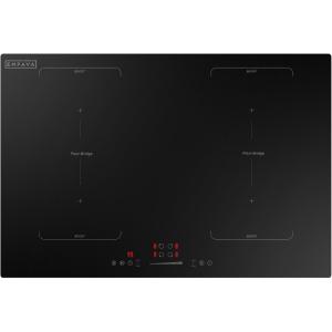imageEmpava 36 Inch Electric Induction Cooktop BuiltIn 5 Zone Smooth Glass Surface Dual BridgeSync Touch Slider Control Power Boost Stop ampamp Go Timer Child Lock Hardwired Kitchen Appliance30 Inch